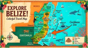 missions Belize map