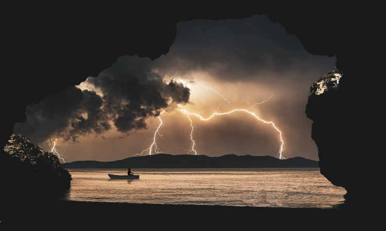 storm at sea