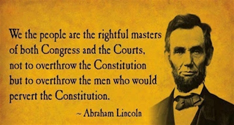 Abe Lincoln quote - patriotic