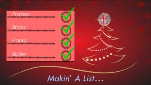 EquipUs Christmas List - for missions