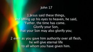 John 17 - prayer of Jesus