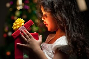 receiving gift