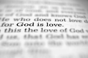 God is love - text