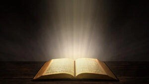 Bible - open - giving light