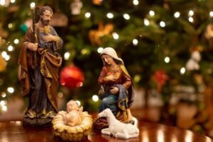 Mighty God - nativity scene