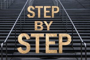 faith story - step by step