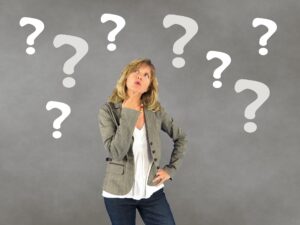 woman who is puzzled